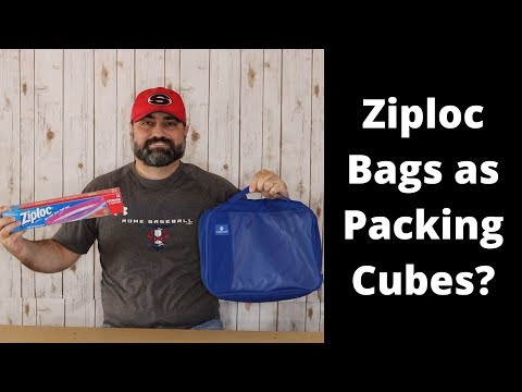 Using Ziploc Bags as Packing Cubes?