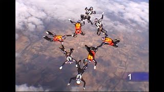 2002 FAI Skydiving World Cup | 4- and 8-Way Formation | Canopy Formation