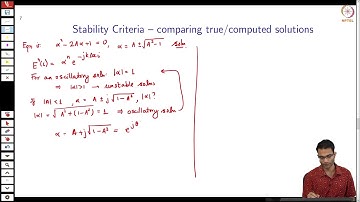 Finite Difference Time Domain Methods : Stability Criteria - Part 1( Continued )