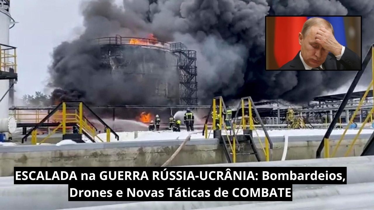 ESCALADA na GUERRA RÚSSIA-UCRÂNIA: Bombardeios, Drones e Novas Táticas de COMBATE