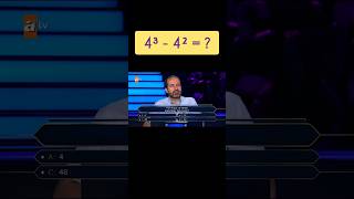 Üslü Sayılar - Kim Milyoner Olmak İster? 1102. Bölüm Matematik Soruları 67 10.000 Tl