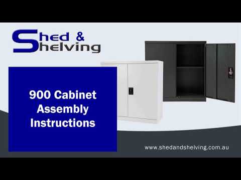 900 Metal Storage Cabinet Assembly