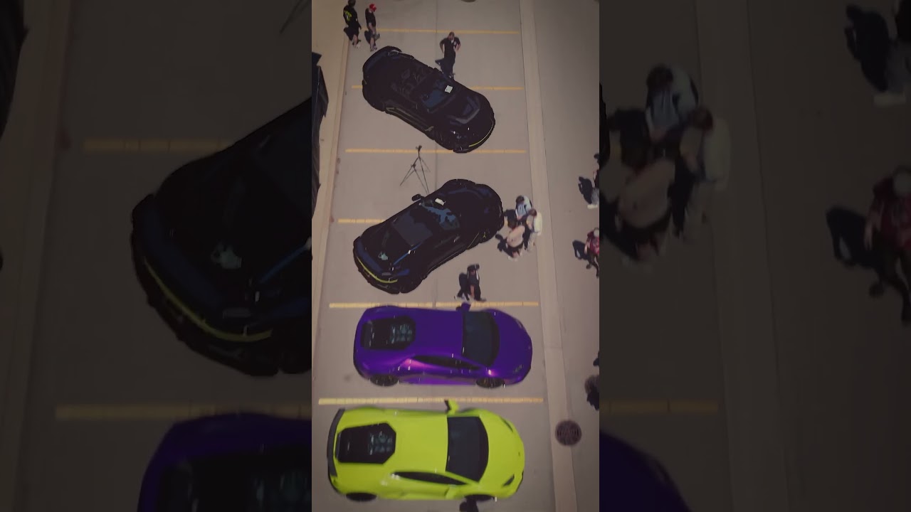 Chicago car show drone flying 