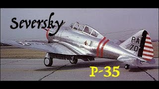 Seversky P-35 Paper Card Model In 133Rd By Modelik