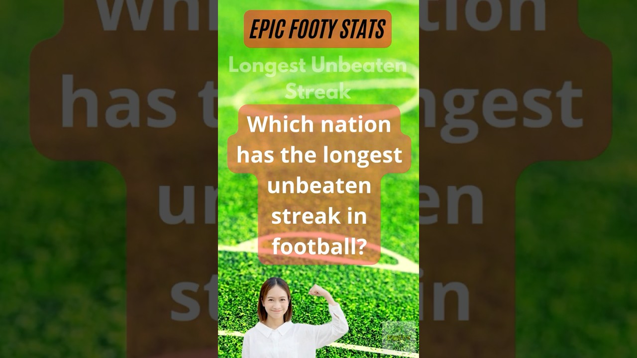 The LONGEST Unbeaten Streak in International Football! 🌍⚽