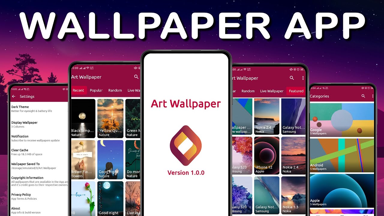 Art Wallpaper - Android Studio Project - Our Work - YouTube