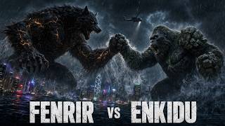 FENRIR vs ENKIDU — Giant Werewolf vs Giant Ape - Monster Movie