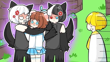 Mèo Simmy 1 Ngày Đi Học Cùng "GIA ĐÌNH NGƯỜI SÓI" Trong Minecraft