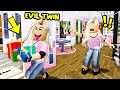 My EVIL TWIN Tried To Ruin The Holidays! She STOLE My Presents! (Roblox Bloxburg Story)