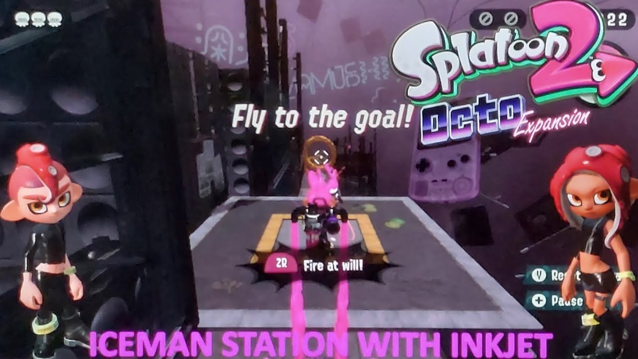 Splatoon 2: Octo Expansion - Iceman Station with Inkjet 