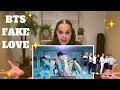 AMERICAN DRAMA TEACHER FIRST TIME REACTS TO BTS FAKE LOVE!