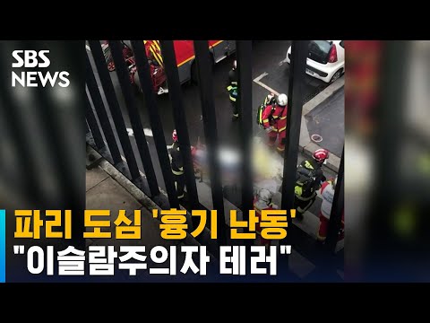 파리 흉기 난동에 2명 부상…&quot;이슬람주의자의 테러 행위&quot; / SBS