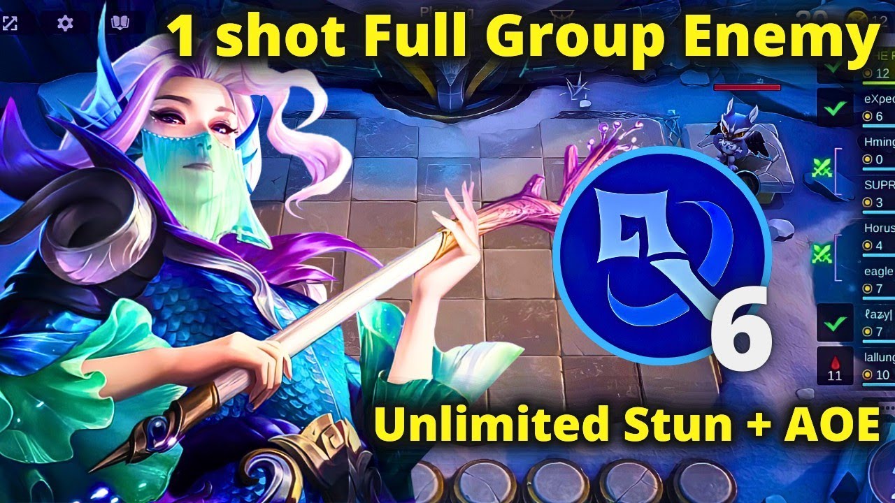 LING SKILL 1 + LUO YI + MAGE + ELEMENTALIST NEW META | MLBB MAGIC CHESS BEST SYNERGY COMBO TERKUAT