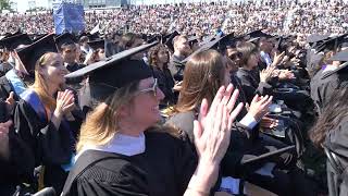 Volodymyr Zelenskyy Greeted by Standing Ovation at Johns Hopkins University Commencement