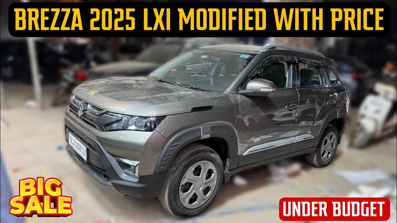 Maruti Suzuki Brezza Lxi Modified With Price ✅ Brezza Modification ✅ Brezza Base To Top Modified ✅