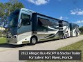 2022 tiffin allegro bus 45opp  stacker trailer for sale