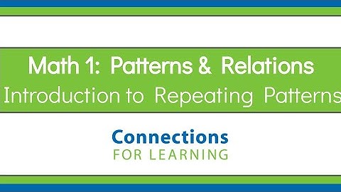 Math 1: Introduction to Repeating Patterns (AB)