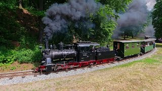 WALDEISENBAHN MUSKAU  Nostalgisch von Park zu Park  Schmalspurbahn  Oberlausitz  SACHSEN