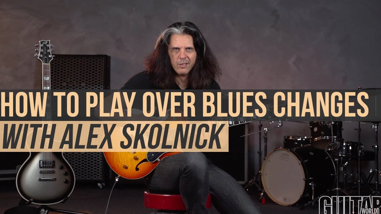 Alex Skolnick Lesson - How to Play Over Blues Changes