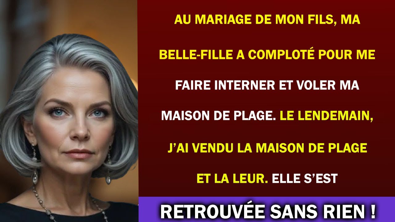 C’est au mariage de mon fils que j’ai compris ce que ma nouvelle belle-fille préparait vraiment. Je l’ai entendue murmurer à son amie : « On lui donne six mois, puis on la fait interner. » Elle...