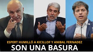 ESPERT ATENDIÓ A KICILOFF Y ANIBAL FERNADEZ EN ENTREVISTA CON EL PELADO TREBUCQ