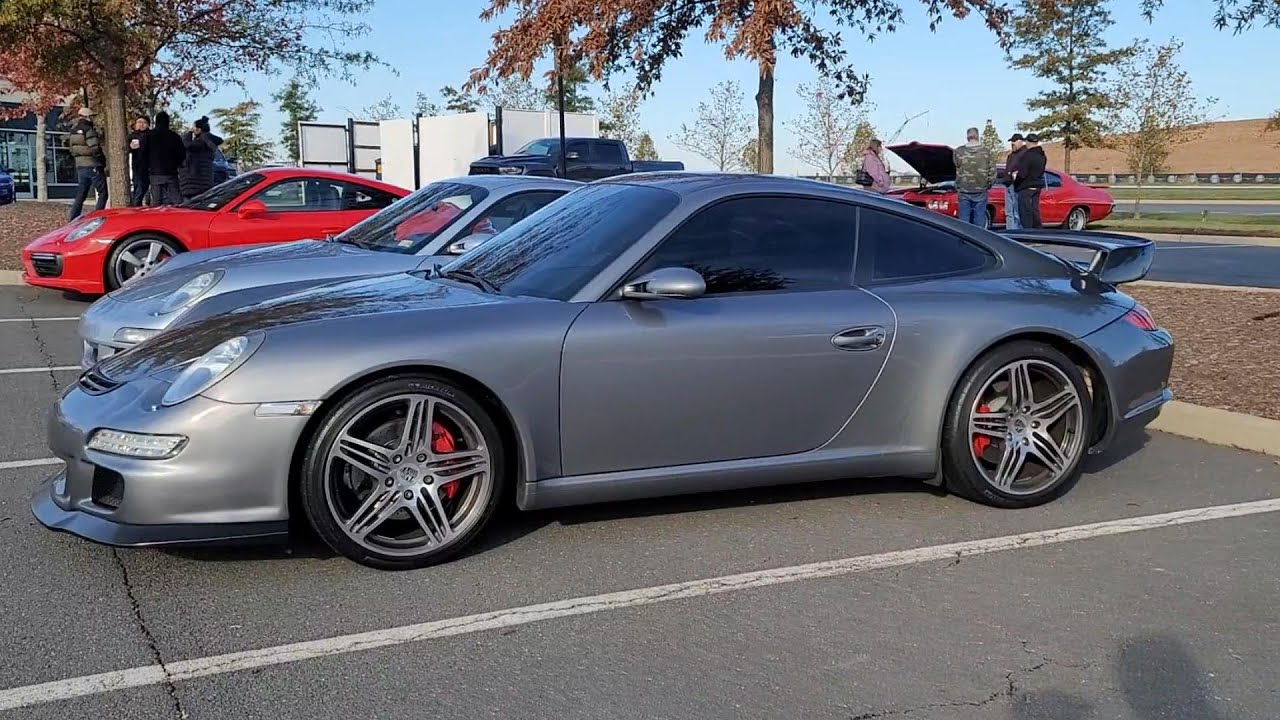 Cars and Coffee Dulles Landing with some Porsche 911's YouTube