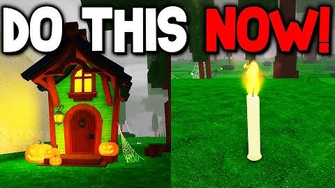 How To TRICK OR TREAT & GET CANDY & CANDLES FAST in 99 Nights In The Forest! Roblox