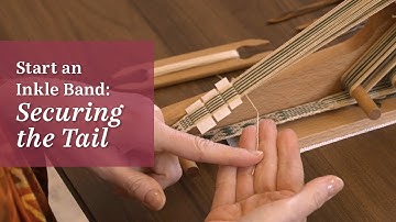 Starting an Inkle Band: Securing the Tail