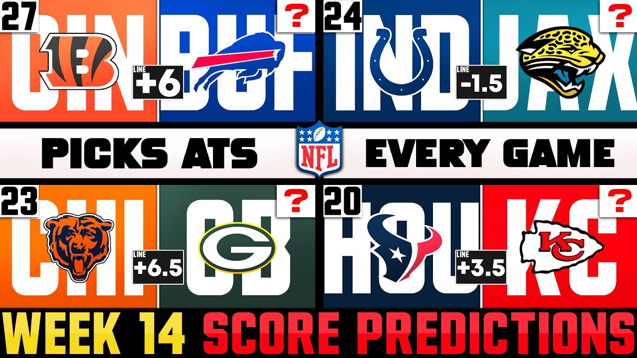 NFL Week 14 Score Predictions | Bet or Pass Every Game
