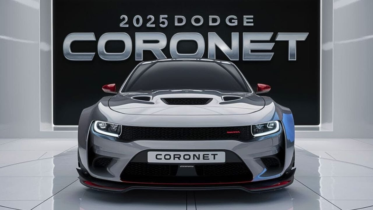 First Look: 2025 Dodge Coronet Next Generation Sports Sedan Unveiled - Everything You Need to Know!