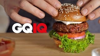 GQIQ: This Bloody Veggie Burger Smells, Tastes And Sizzles Like Meat
