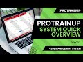Protrainup quick overview  club management system