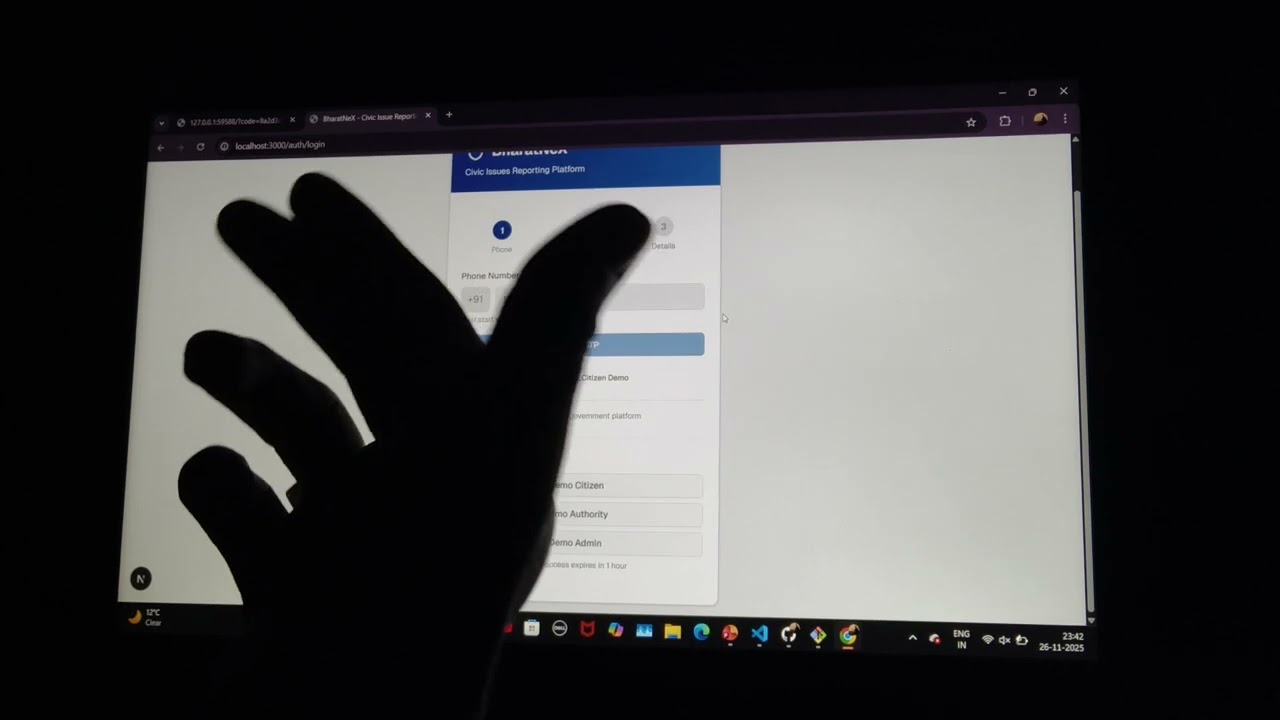 BharatNex - Ai driven DAO for local problem solving and transparent governance 