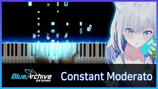 Constant Moderato - 블루아카이브 메인 타이틀 OST (@mitsukiyo) | 피아노 커버 (+ 악보)