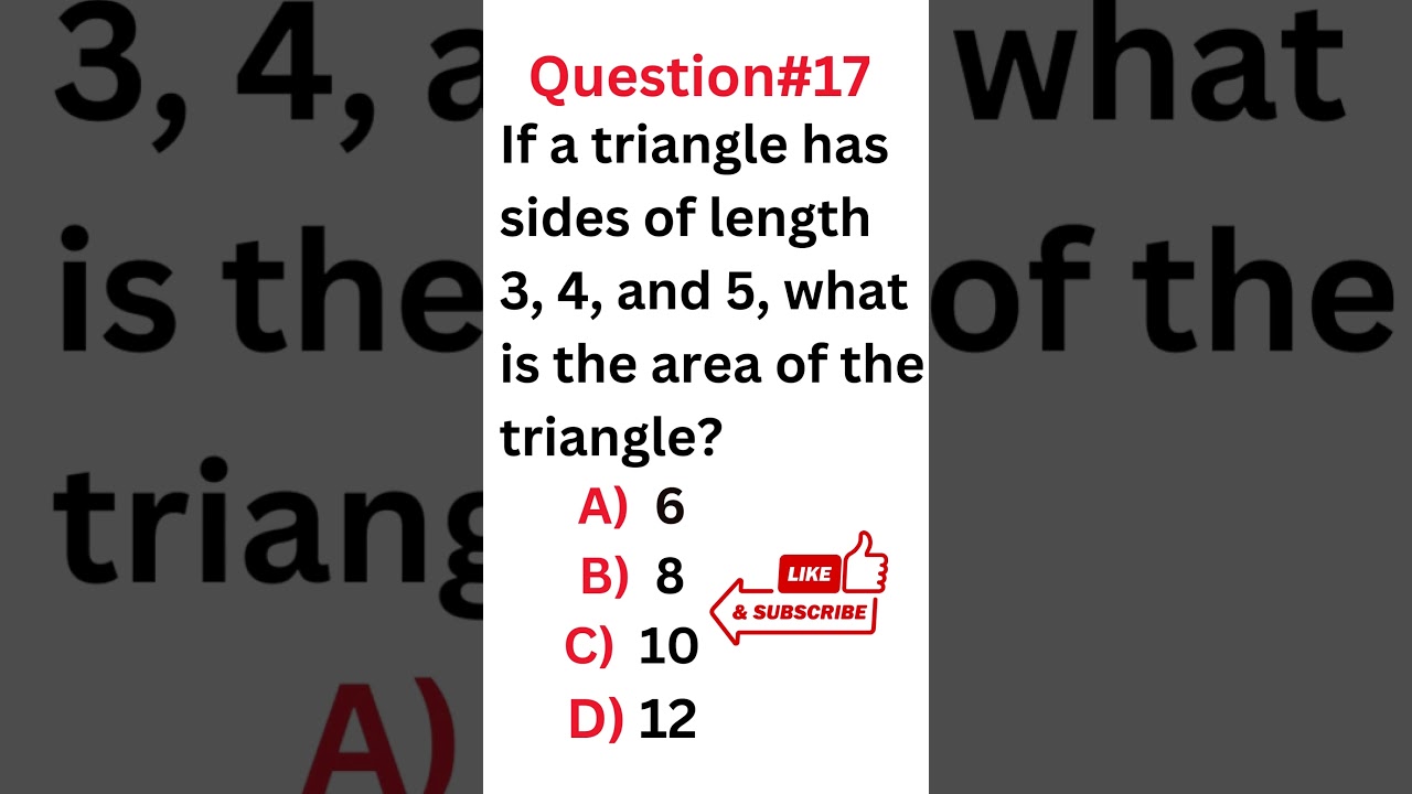 SAT MATH MCQS 17: SAT MATH MCQS Practice: 