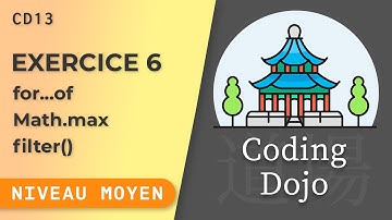 Coding Dojo JavaScript (Episode 13) — for...of, Math.max, filter()