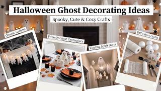 Float Your Ghosts Halloween Ghost Decorating Ideas 2026 with Glowing Lanterns and Fabric Drapes