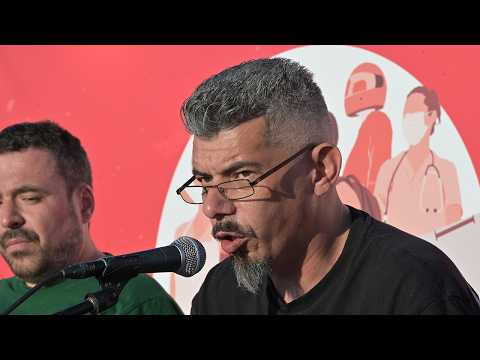 Ο Στ. Τουμανίδης  στο 52ο Φεστιβάλ ΚΝΕ - «Οδηγητή» στη Δραπετσώνα