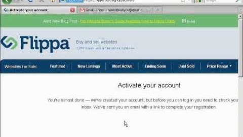 How to Register A Flippa Account