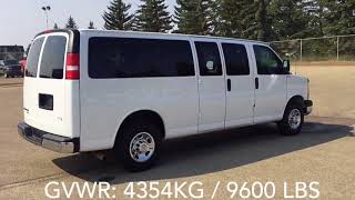 2015 Chevrolet Express Passenger Van / 1LT, White, RWD / 18p031