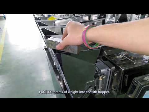 Calibration of 4-head Linear Weigher