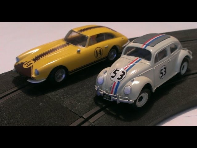 Herbie and Thorndyke Special slot cars with steering & suspension