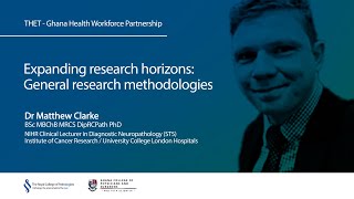 24. Expanding research horizons: general research methodologies – Dr Matthew Clarke
