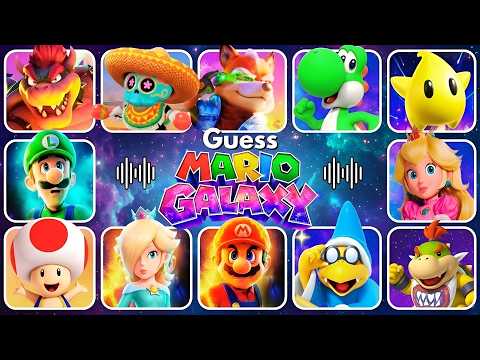 GUESS The Super Mario Characters by VOICE 🔊🍄 | Mario, Luigi, Yoshi, Bowser Challenge 2026