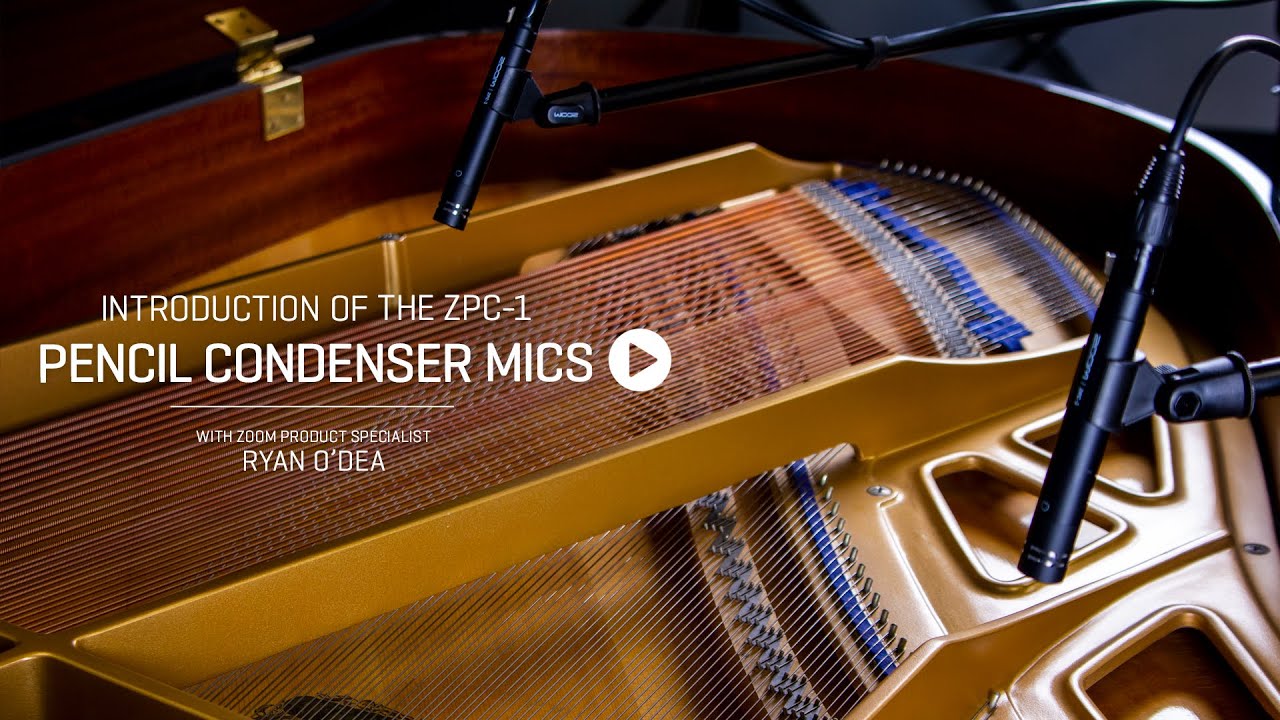 Zoom ZPC-1 Matched Pair Pencil Condenser Microphones - Trew Audio