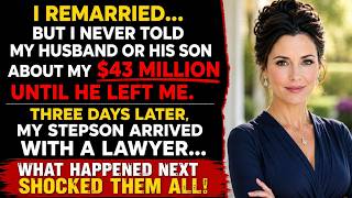 I Hid My 43 Million Fortune From My New Husband Then His Son Arrived With a Lawyer