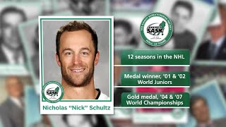 2022 Saskatchewan Hockey Hall Of Fame Nicholas Nick Schultz