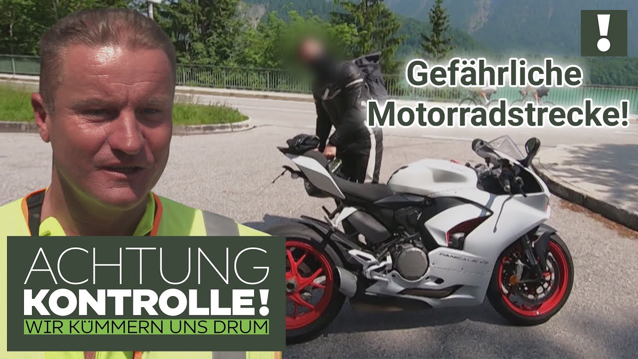 Fahrer UNTERSCHÄTZEN gefährliche Strecke! Polizei zieht Motorräder heraus! | Achtung Kontrolle