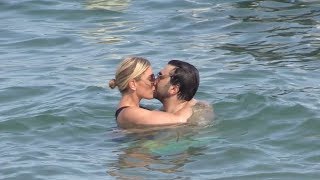 EXCLUSIVE - Hofit Golan kisses her boyfriend in Saint Tropez
