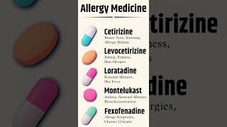 “Common Allergy Medicines and Their Uses | Antihistamines Explained” 💊 #biology #knowledgewala